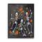 Stupell Industries Autumn Skeletons with Coffee Framed Giclee Art